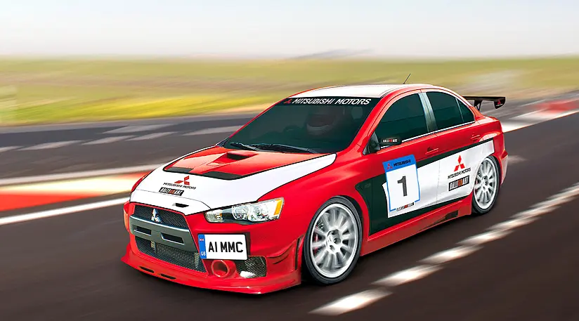 Mitsubishi Race Car Components
